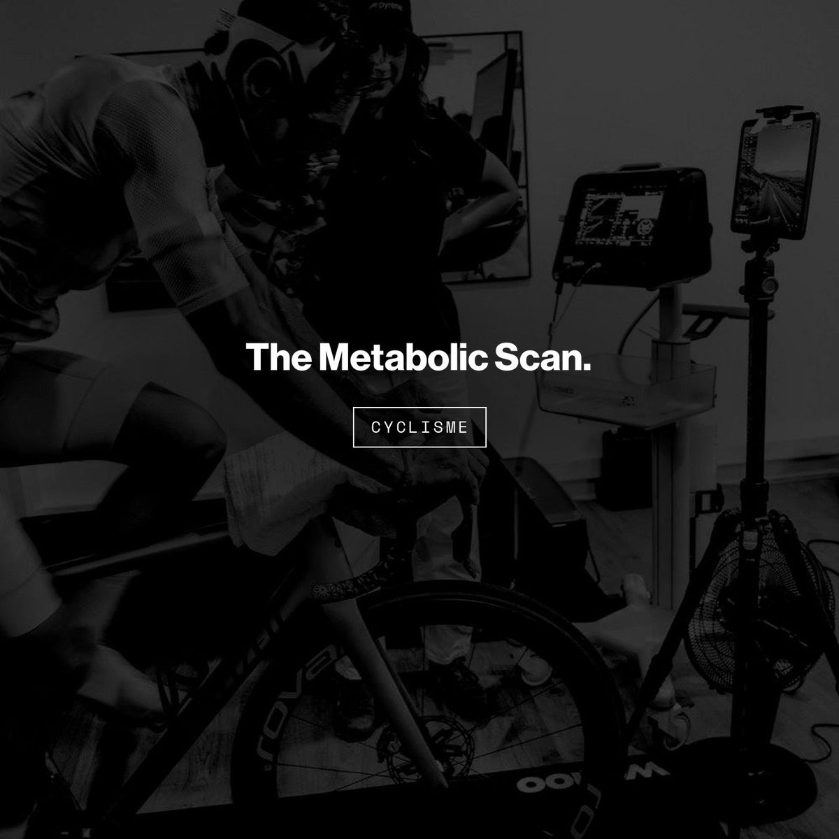 Metabolic Scan Cyclisme, test d'effort sur home trainer au laboratoire de Toulouse